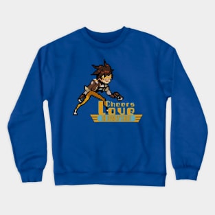 Overwatch - 16-Bit Tracer Quote Crewneck Sweatshirt